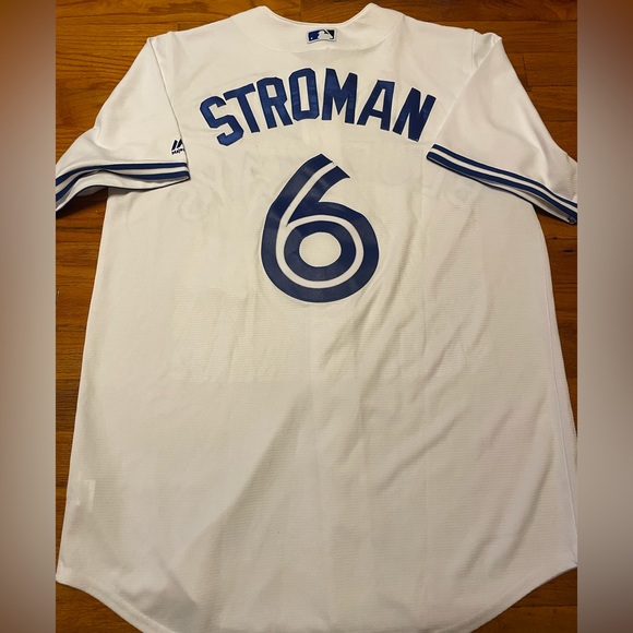 BRAND NEW Marcus Stroman Majestic Jersey Mens Size MEDIUM - Picture 1 of 3